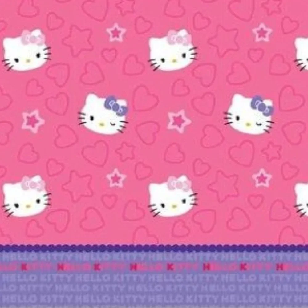 Sanrio Hello Kitty Shower Curtain Fabric Pink